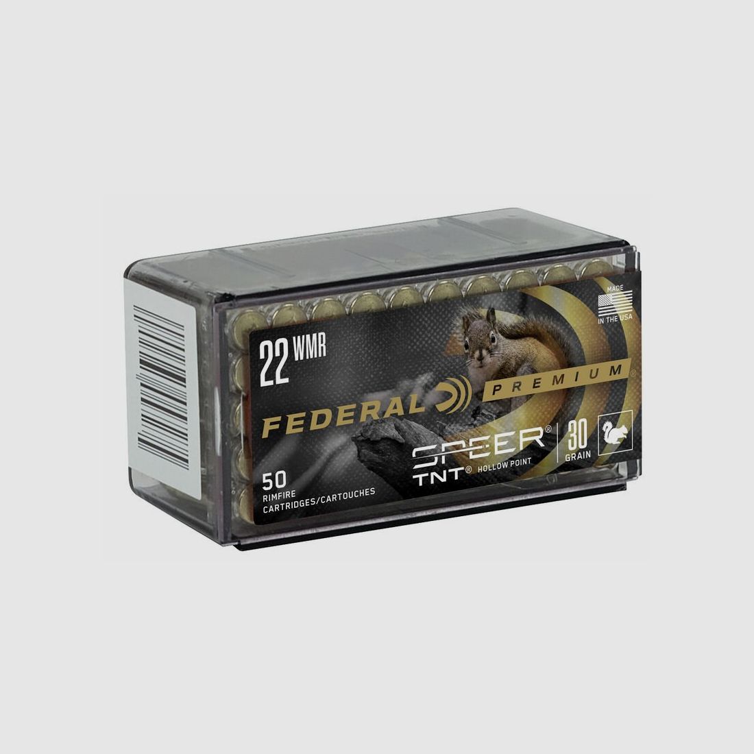 Federal Premium Varmint & Predator Speer TNT .22 Mag. 30GR JHP 50 Patronen