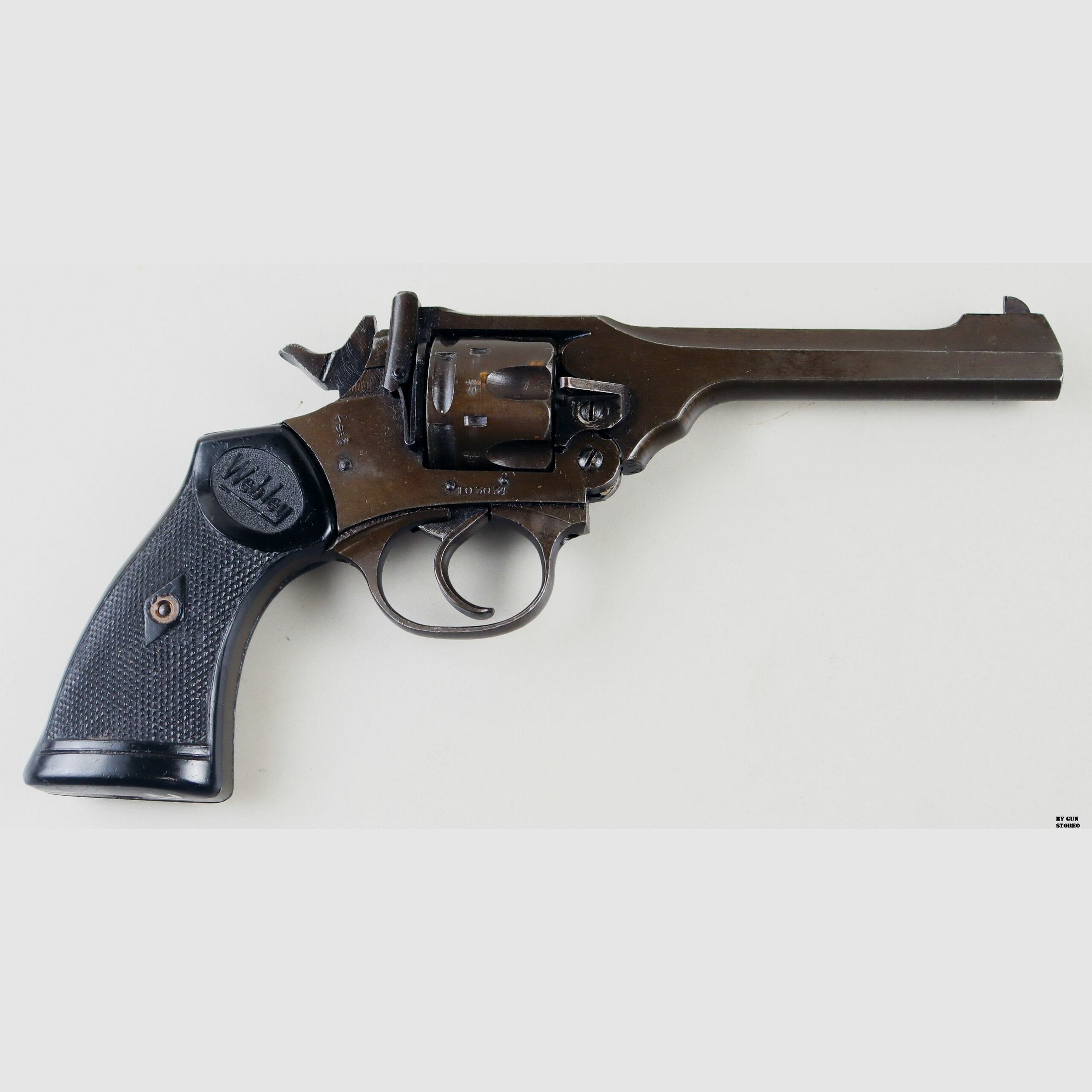 Revólver Webley & Scott mod. Mark IV cal. 38 n.º de serie 103034, imagen 3 de 10