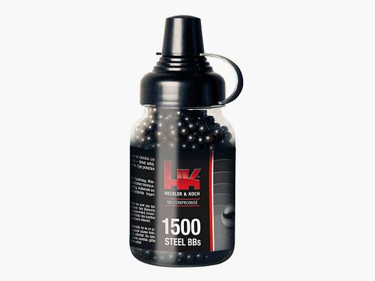 Heckler & Koch balas de acero 4,5 mm BB 1500 piezas