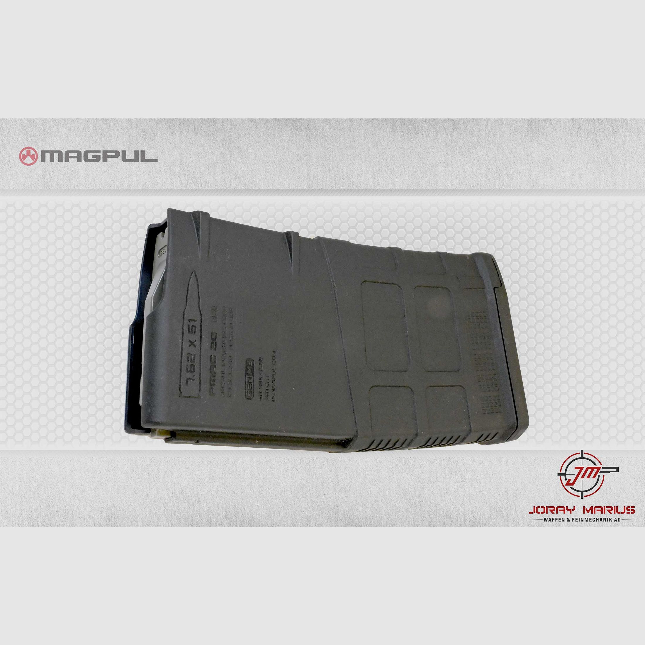 Magpul PMAG .308 Magazin .308 Win, 20-Schuss (Polymer)
