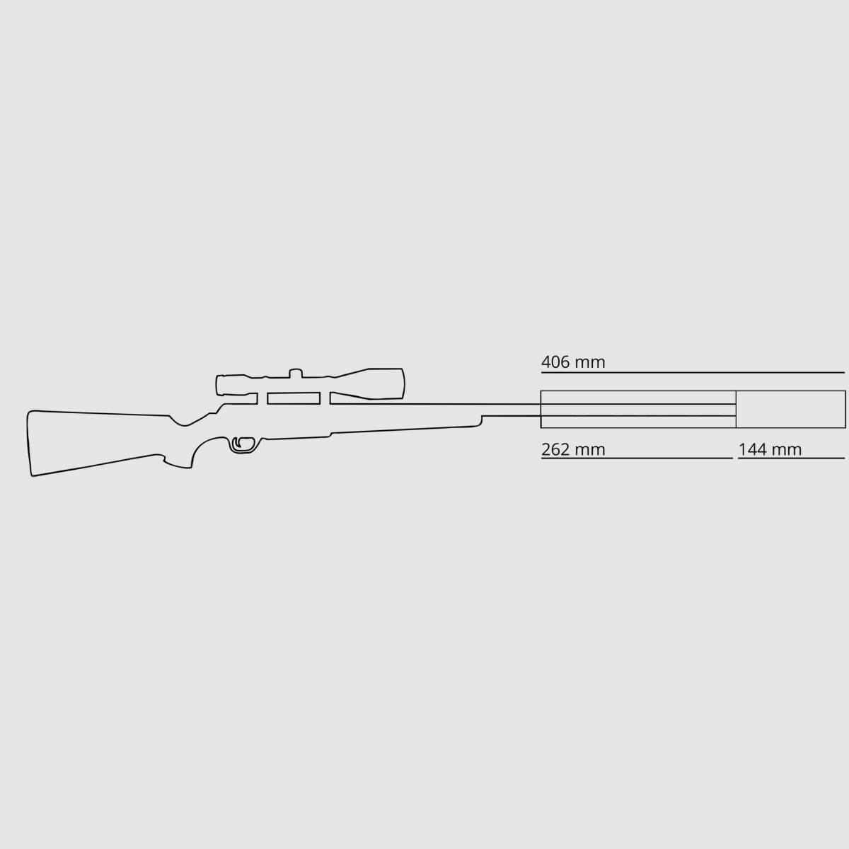 HAUSKEN Schalldämpfer Whisper WD 406 XTRM MKII