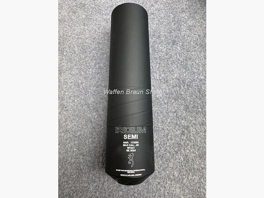 SOUND MODERATOR IRIDIUM, SEMI, MAX .30 THR M14x1