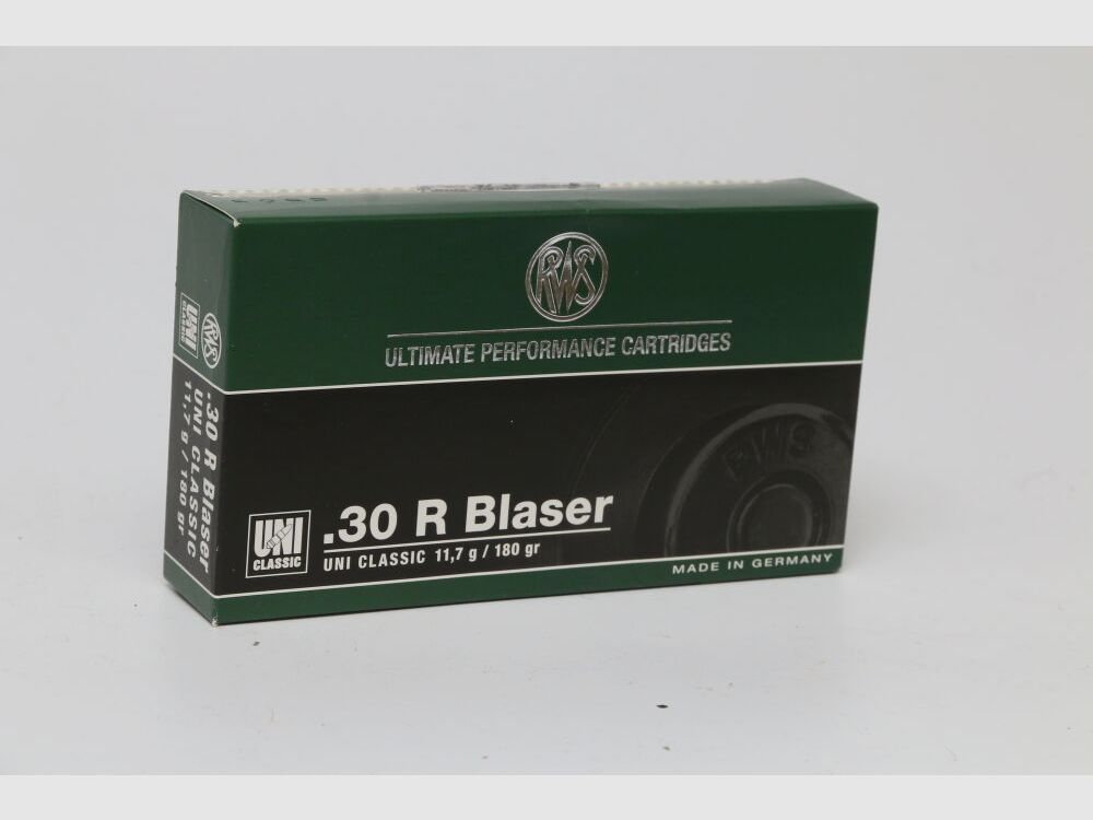 RWS 30R Blaser Munition Uni Classic