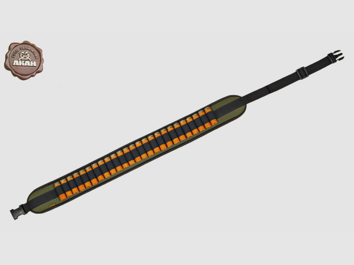 AKAH Patronengordel Neopreen groen