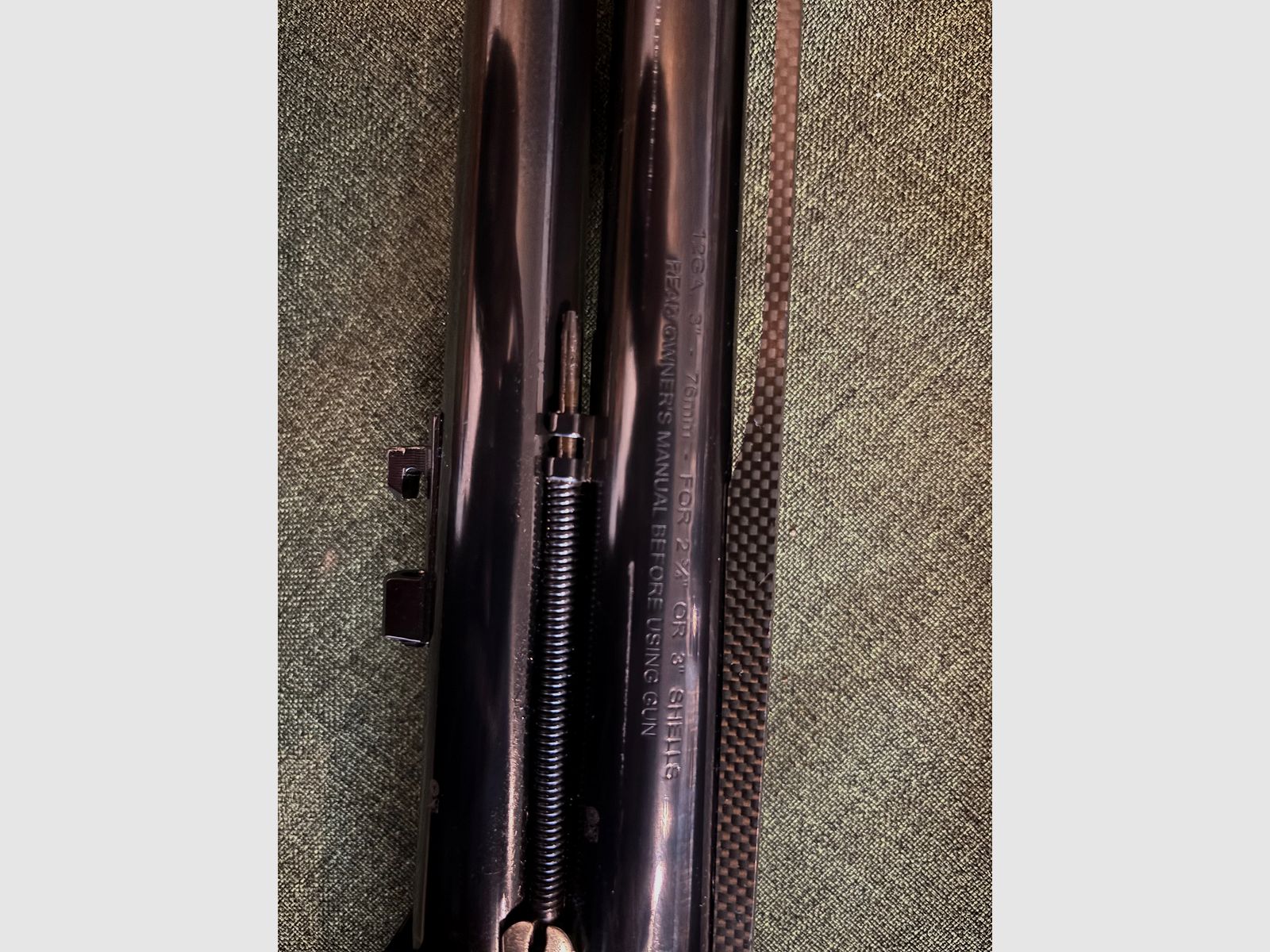 Benelli 828U 12/76 mit stahlschrotbeschuss 