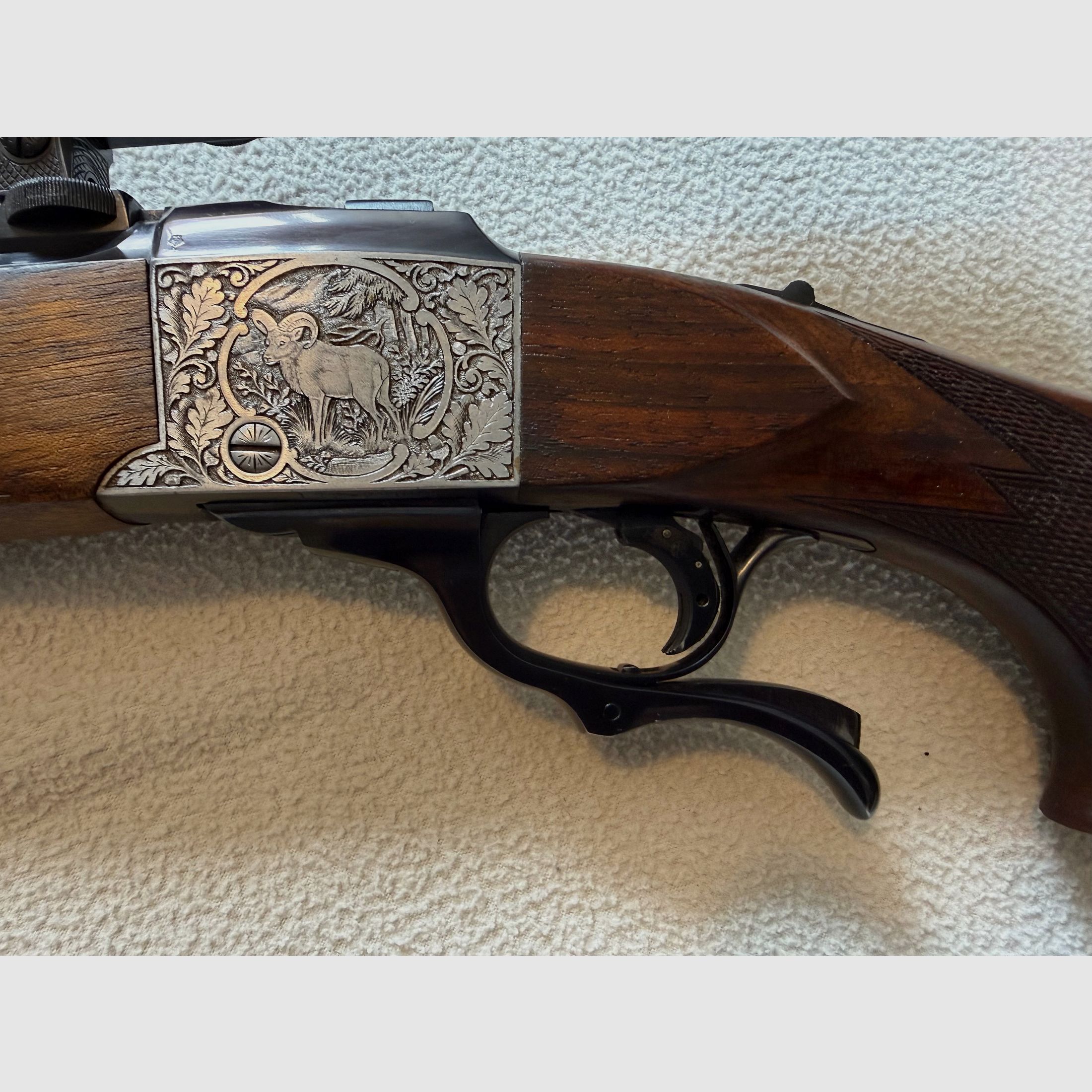 Heym Ruger Blockbüchse Nr. 1, HR 38 G de Luxe, 8 x 68 S