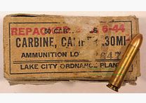 USA, Various Rifle Cartridges .30 Carbine/M1