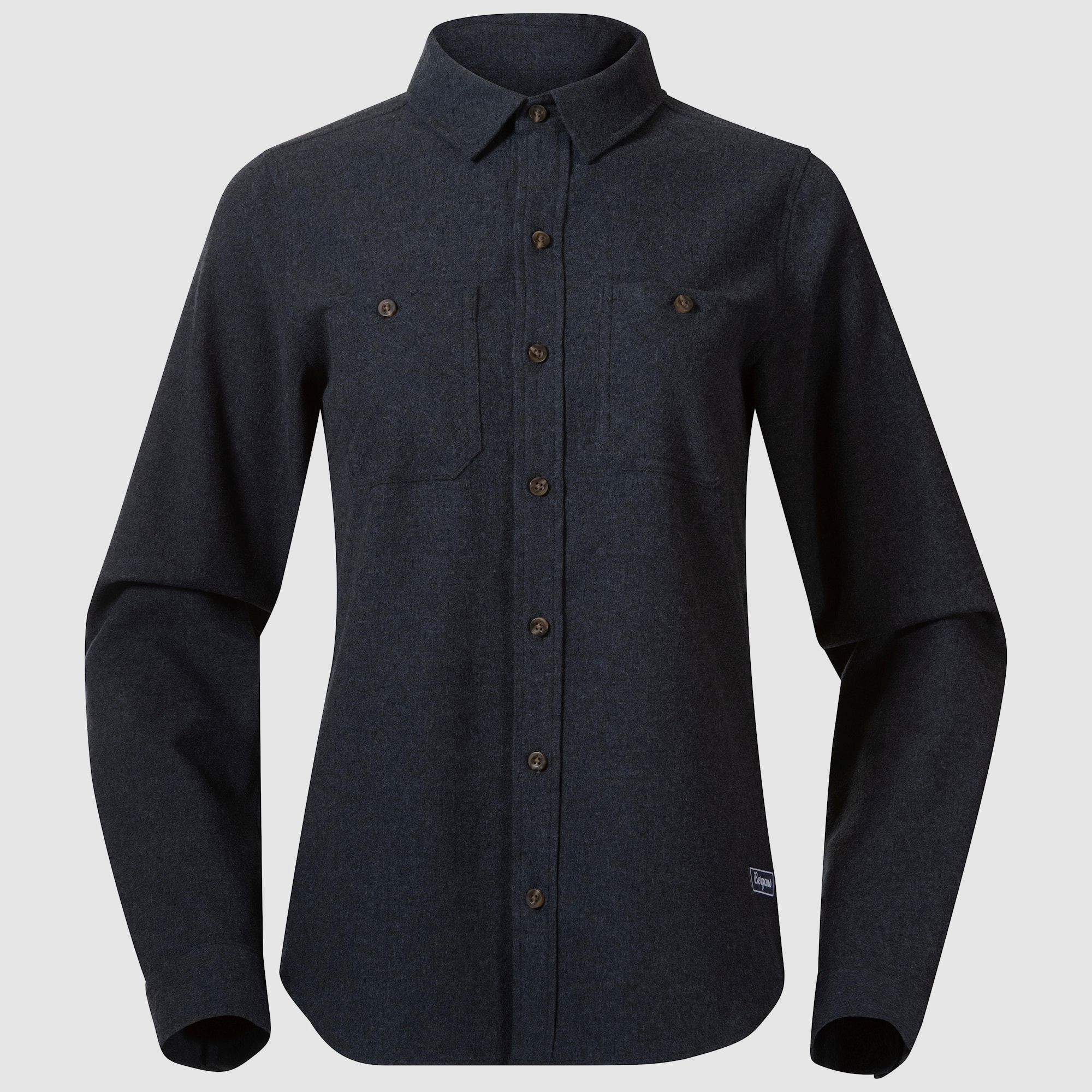 Bergans Nordmarka Flanellhemd Damen Marineblau M