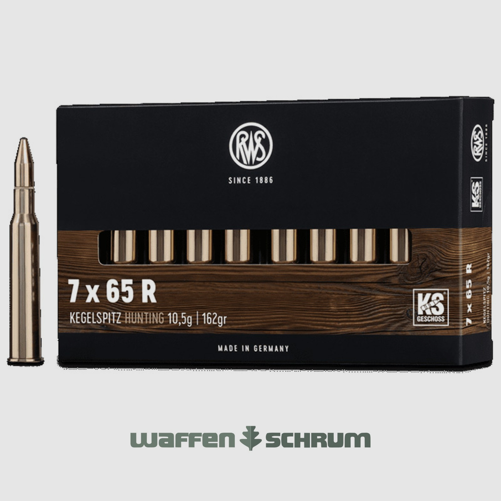 RWS Kegelspitz 10,5g - 162gr 7x65R