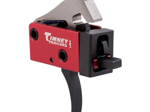 TIMNEY TRIGGERS	 682 AR 9mm PCC Two Stage, Curved 2lb Set 2lb Release AR15 / M4 / M16 DropIn Abzug