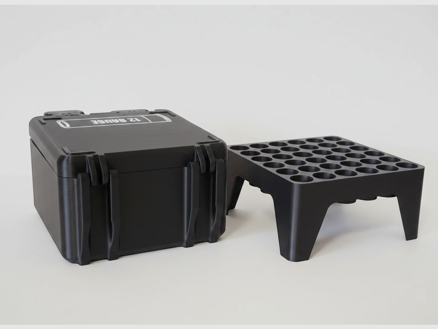 Filamelt Munitionsbox / 28 Gauge / 'Klapp- / Rastdeckel' / Patronenbox, Ammo Box