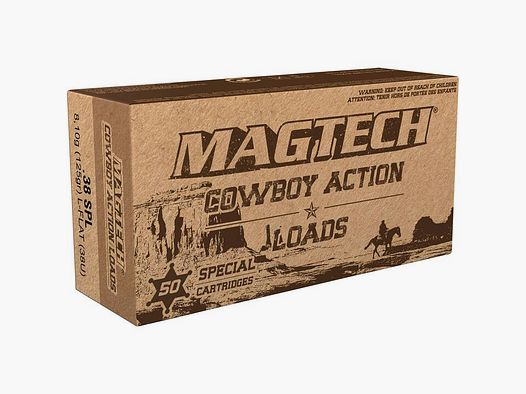 Magtech .38 Special Blei-Flachkopf 8,1g/125grs.