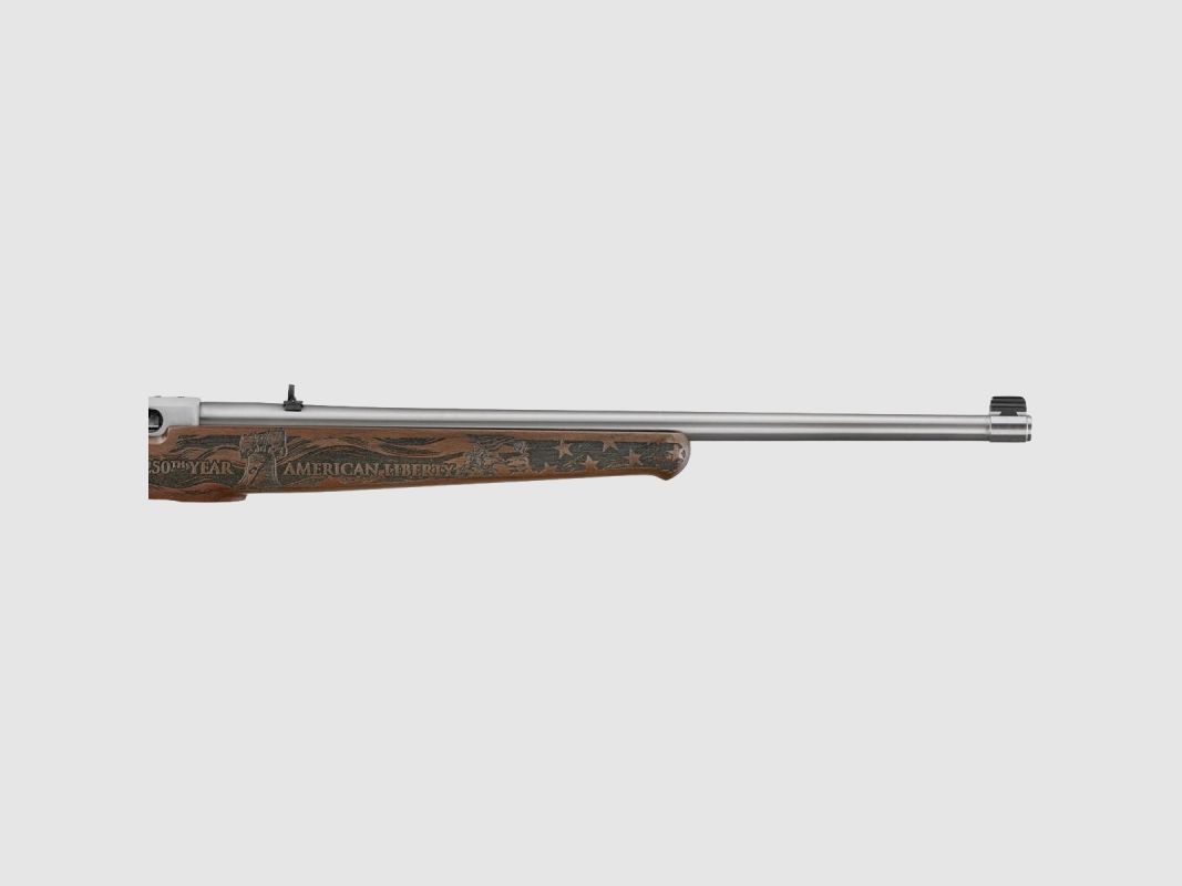 Selbstladebüchse Ruger 10/22 Stainless Steel mod. 32038 – Kal. 22LR Limitierte Ausgabe zum 250. Jahrestag der USA, Bild 7 von 13