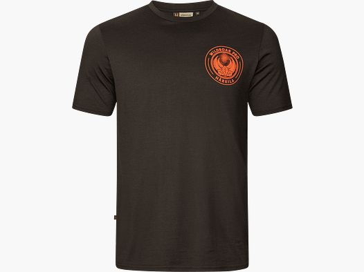 Härkila Spiel S/S T-Shirt Hombre Shadow brown wildboar 3XL