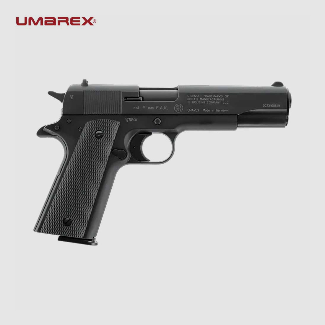 UMAREX Colt Government 1911 A1 9mm P.A.K. BLACK