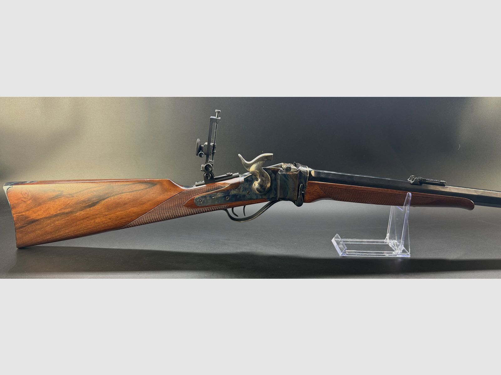 Davide Pedersoli Sharps Sporting Rifle Modell 1874 Kal.: 45-70 mit Diopter