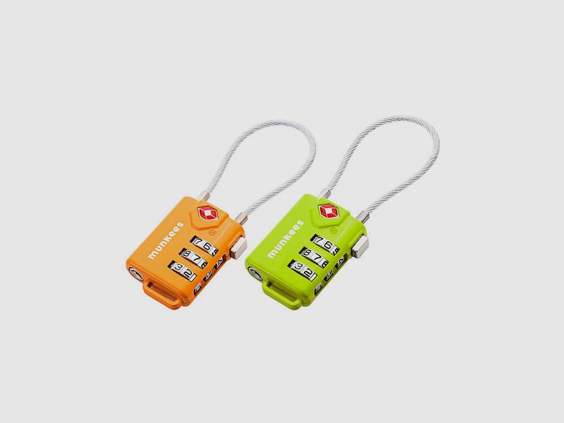 TSA cable combination lock