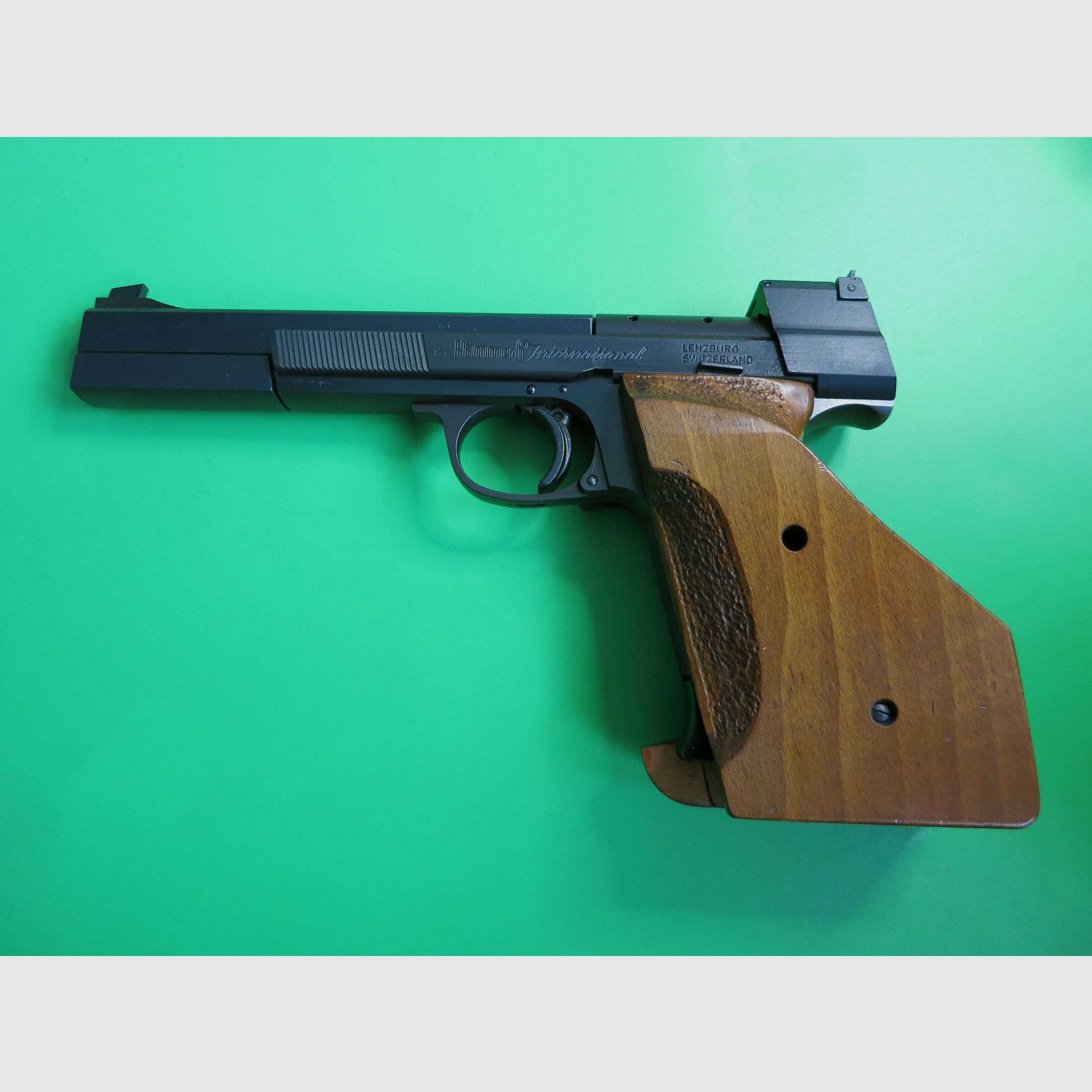 Hämmerli International 208, miglior pistola sportiva svizzera, .22lr + peso della canna + impugnatura sportiva       #19