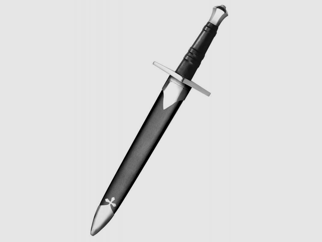 Cold Steel Bastarddolch mit Scheide, Begleitdolch für Anderthalbhänder
