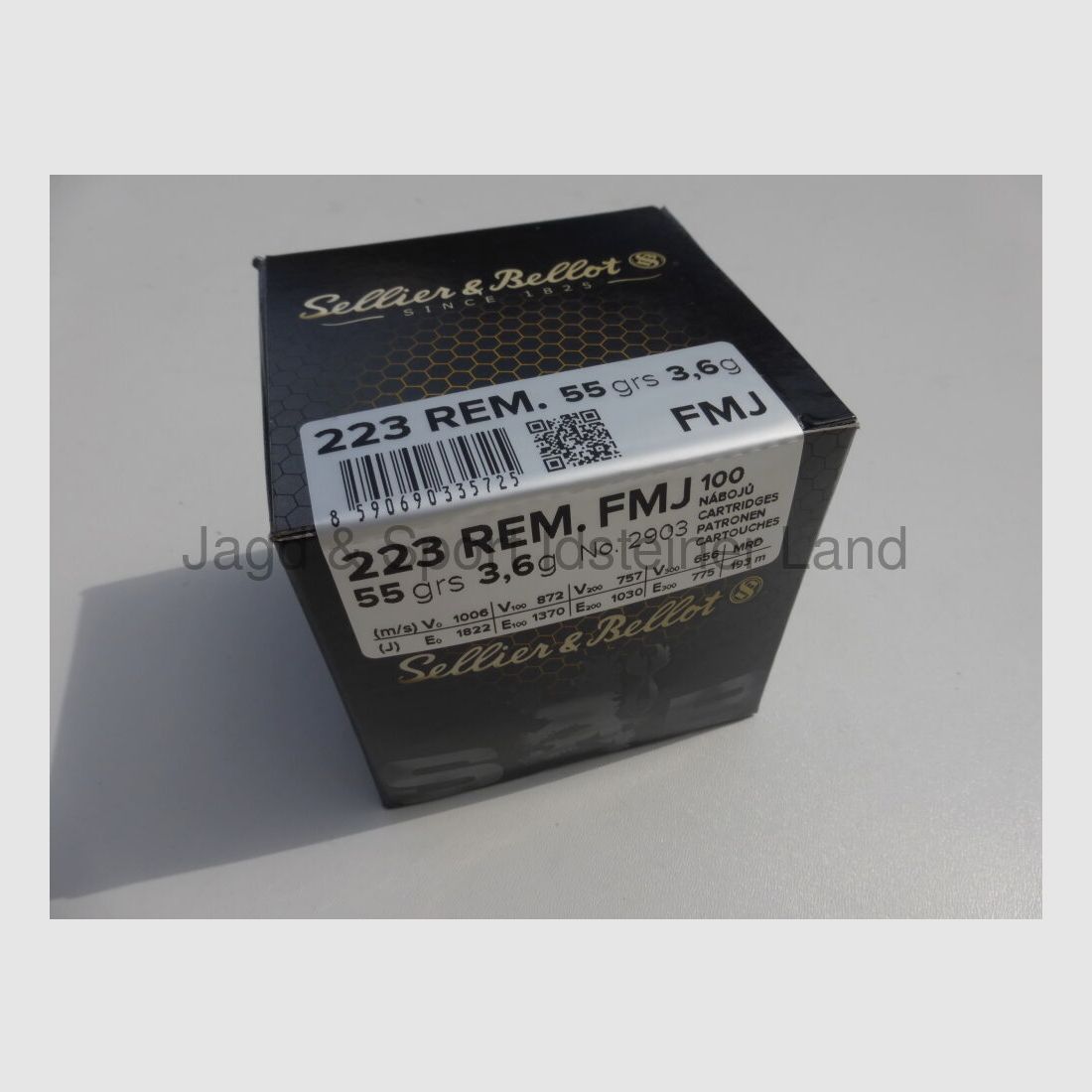 Sellier & Bellot FMJ, 55grs