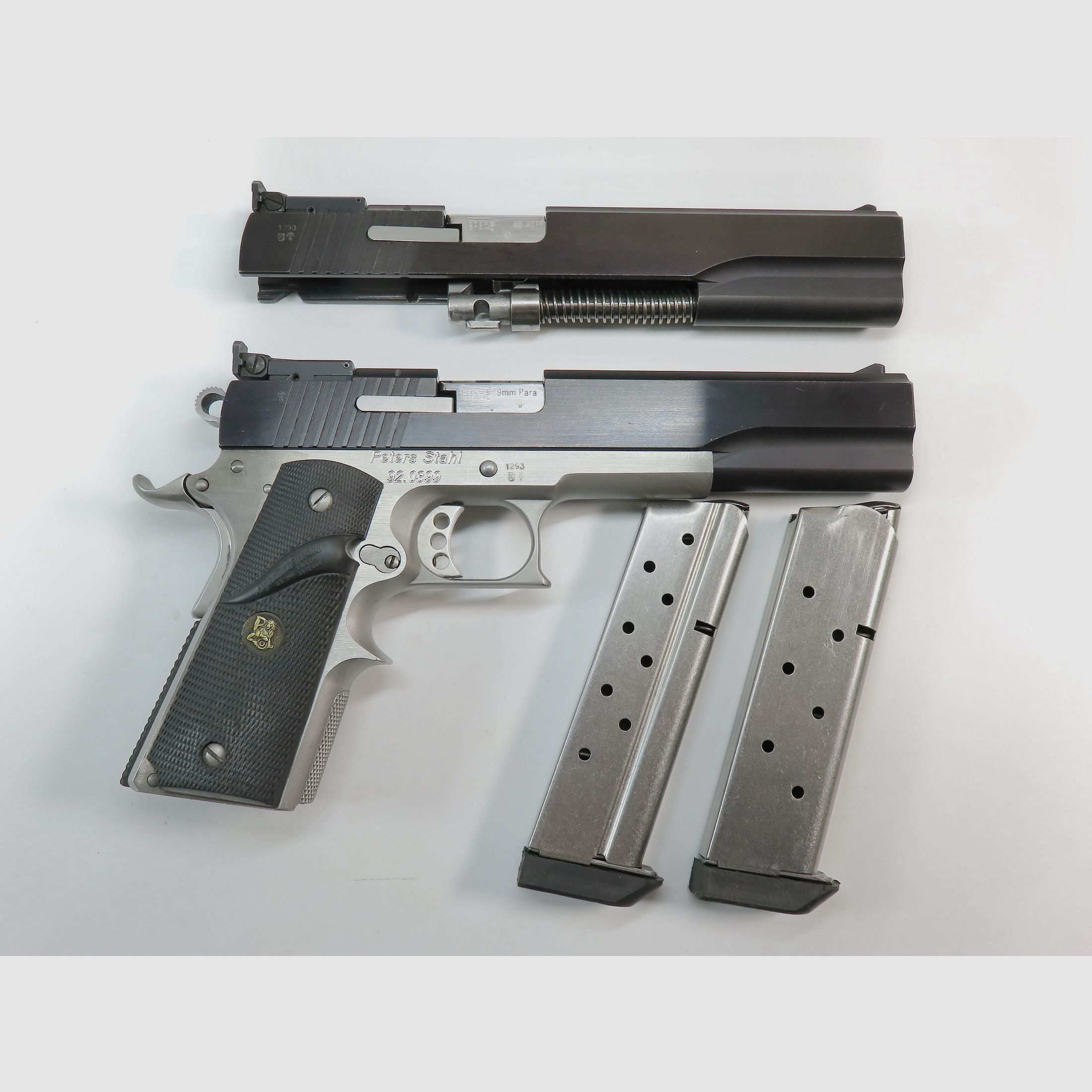 Peters Stahl Multicaliber .45 ACP et 9 mm | 2 systèmes d'échange complets | 6 pouces