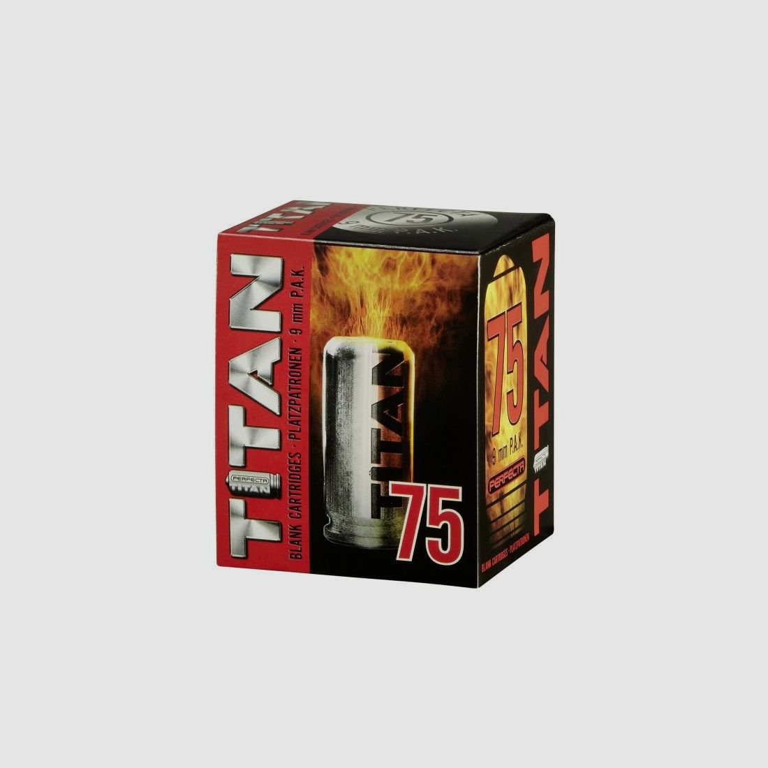 Platzpatronen Kal. 9mm PAK Pistole x 75 Perfecta Titan, Bild 1 von 4