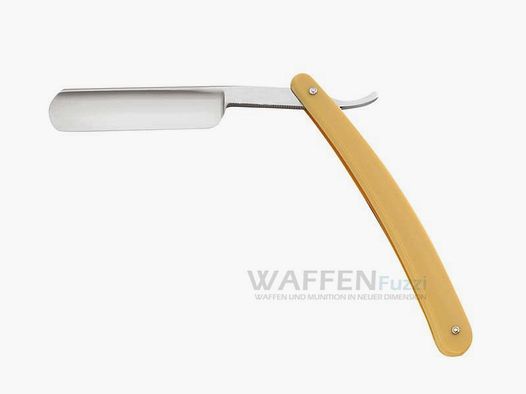 Cuchilla de afeitar clásica de acero al carbono con mango de plástico
