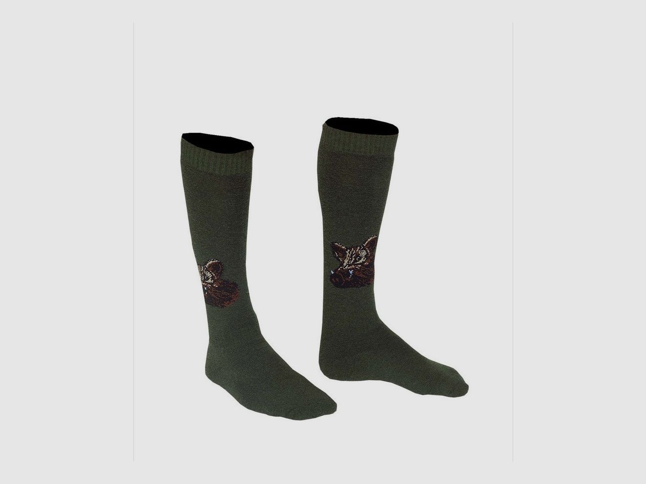 Bestickte Wildschwein-Socken Somlys