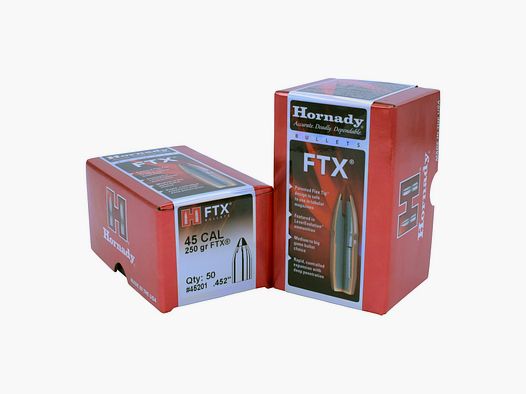 Hornady FTX BULLETS .45/.452 250GR – 50 pz.