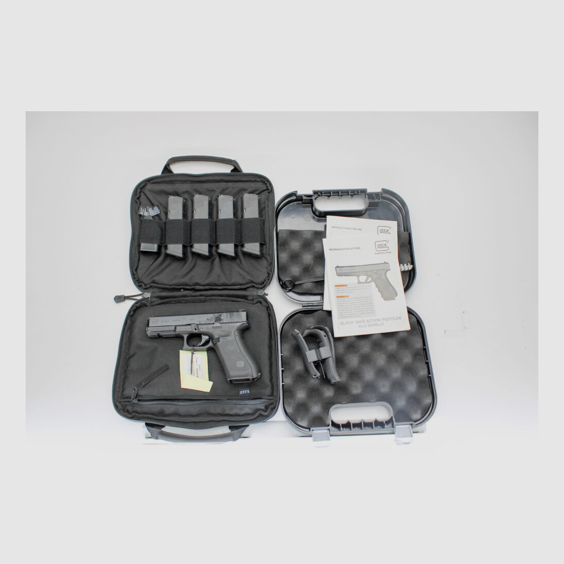 Pistola Glock 17 GEN 5 Cal 9 Para con 4 cargadores y bolsa 9mm Luger