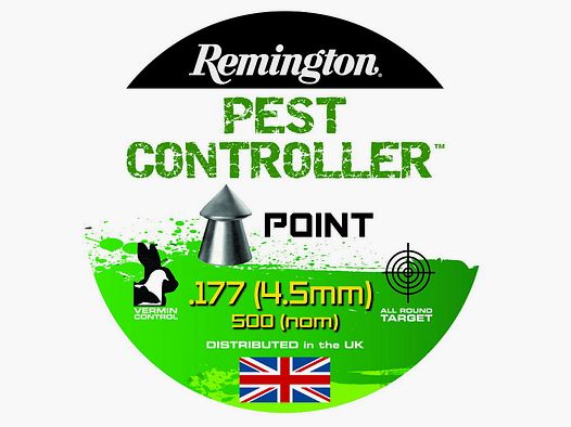 Remington Pest Controller Pointed Cal. .177 / 4,5mm, 500 colpi