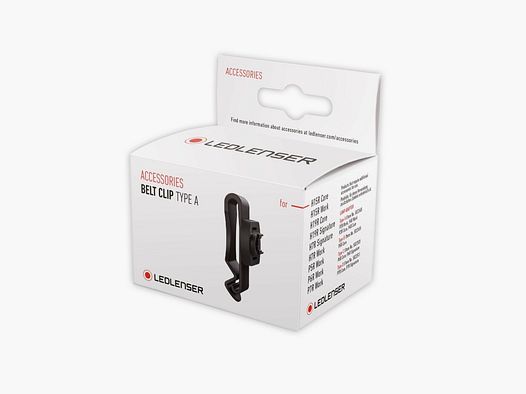 Ledlenser 502253 Belt Clip Type A Belt attachment for flashlight