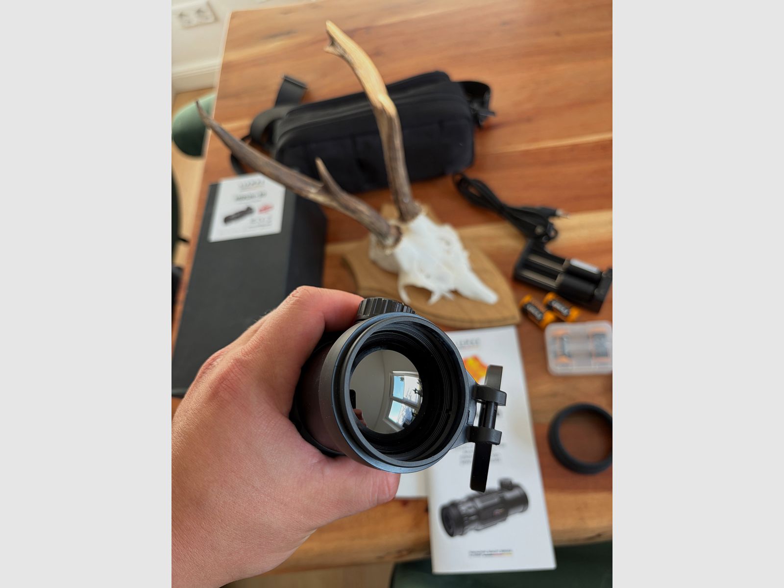 LIEMKE MERLIN 50 V2 dispositivo térmico frontal | estado TOP | 6 baterías + accesorios completos, imagen 5 de 9