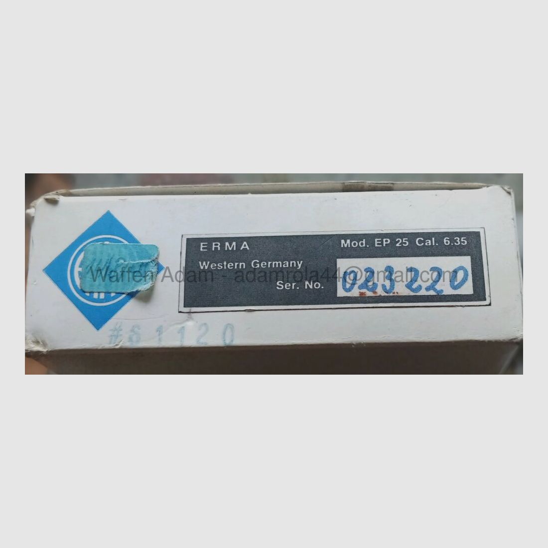 Erma Werke EP 25 Taschenpistole 1972