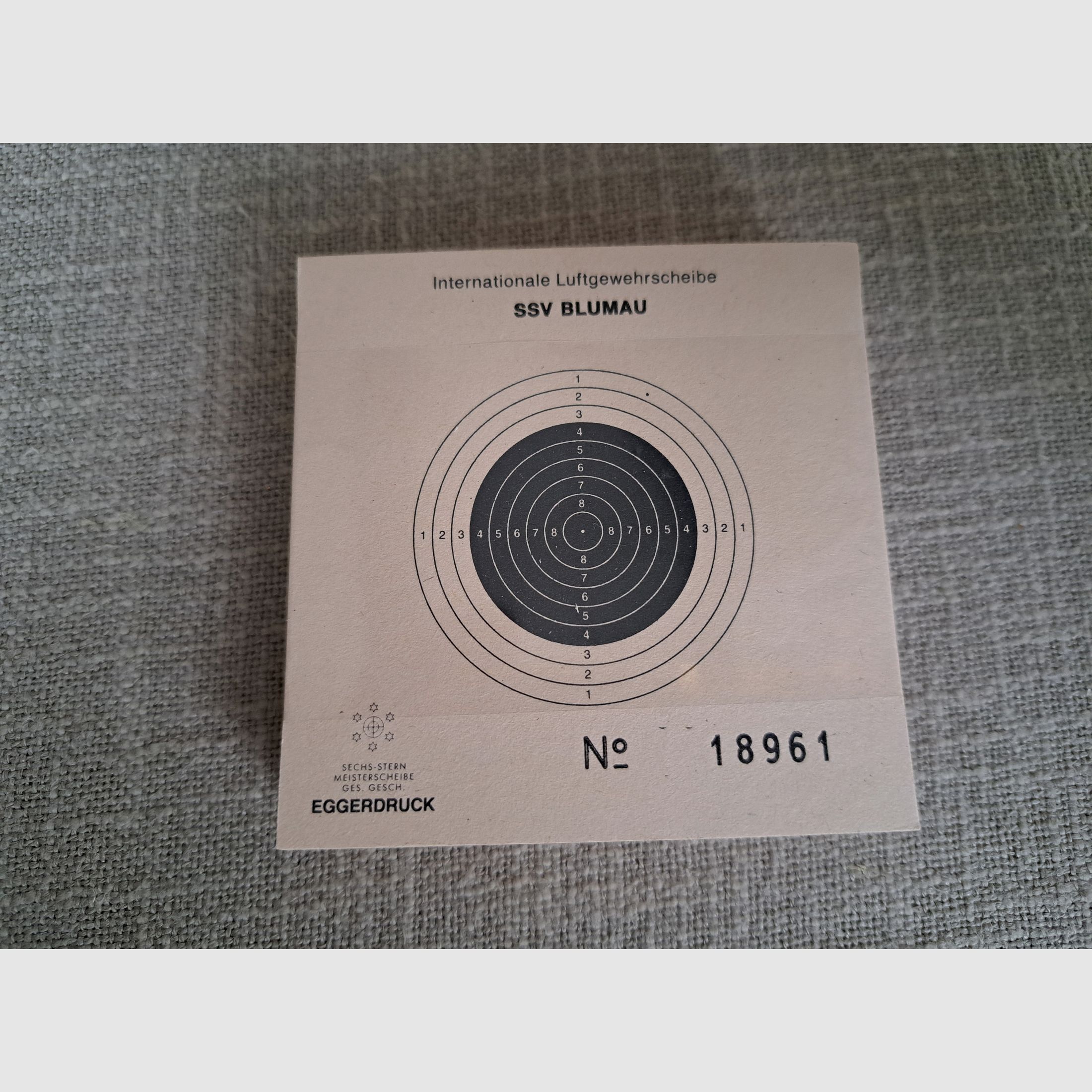 23 x 40 (+2 Probescheiben) Zielscheiben für Luftgewehr (10er Ringscheiben)