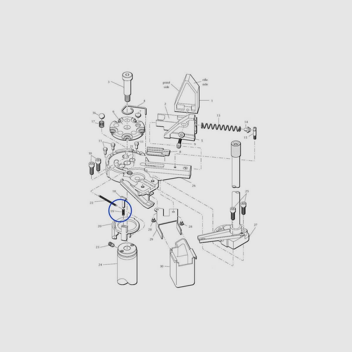 Eemann Tech Pawl-Feder 13938 für Dillon XL650-XL750, Bild 3 von 3