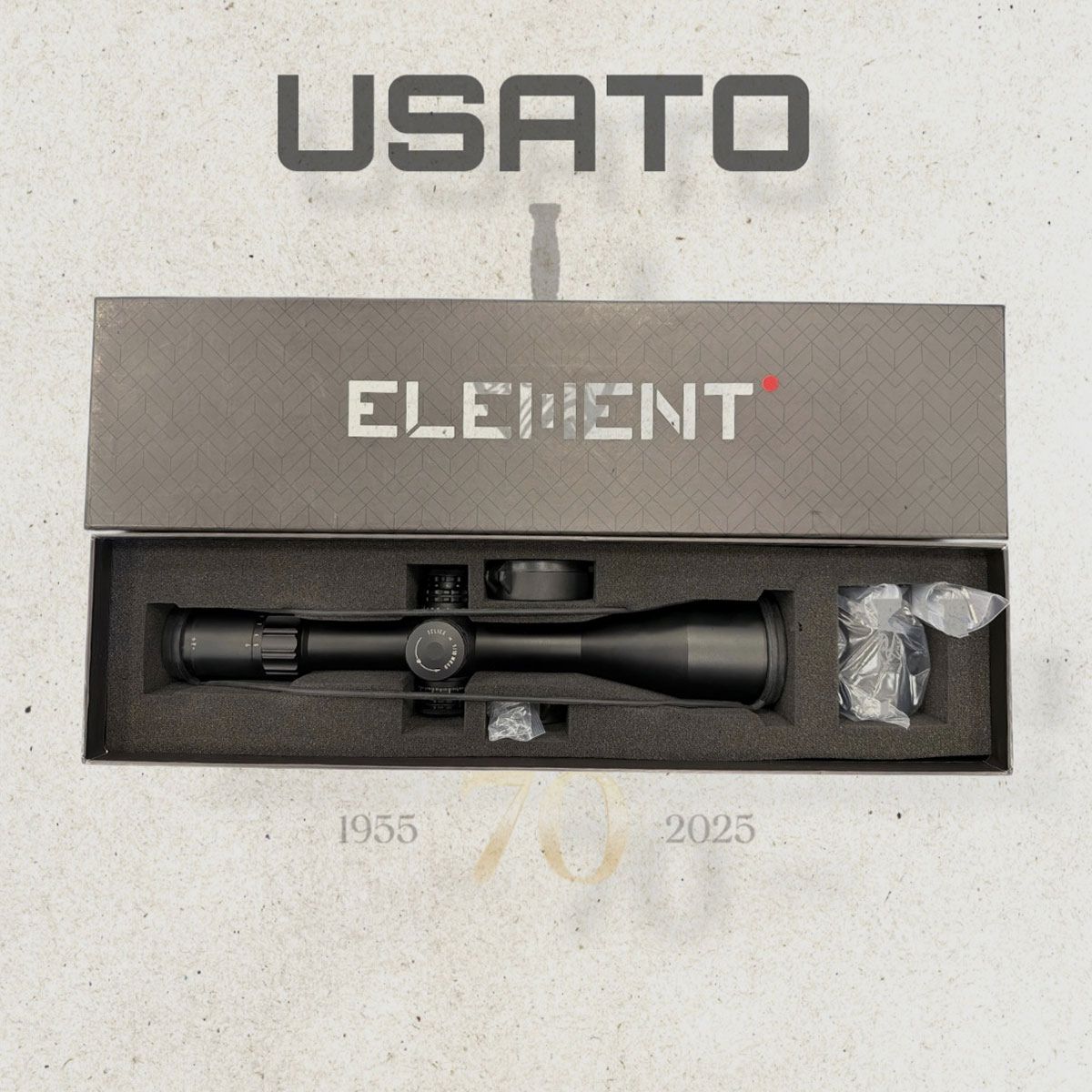 GEBRUIKT – OPTIEK – ELEMENT OPTICS – TITAN 5-25×56 FFP APR-2D MRAD, afbeelding 5 van 5