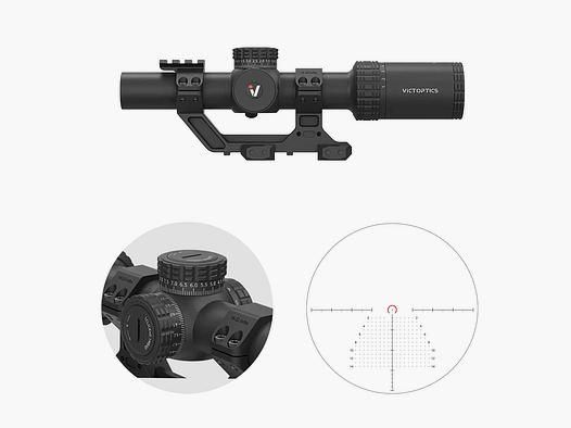 Victoptics OPSL137 S10 1-10×24 met blokmontage