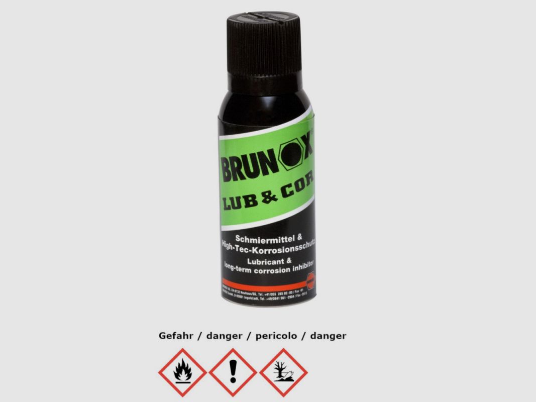 Brunox LUB&COR 100 ml spray vert
