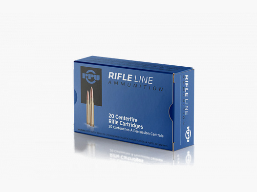 PPU RIFLE CARTRIDGES 8x56 R (S) - 13.5G. / 208GRS. - FMJ BT - 20 ROUNDS