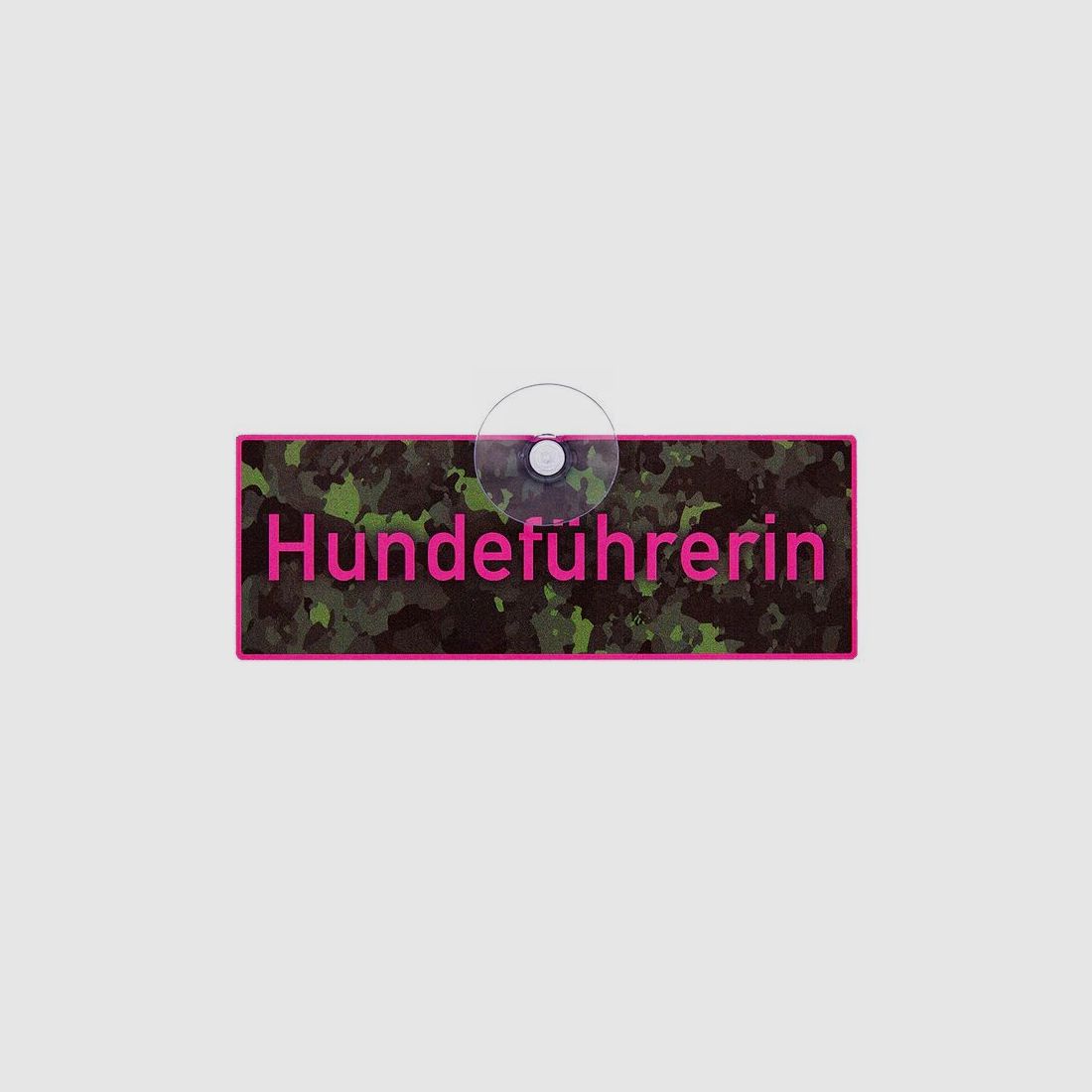 Wilde Hilde Autoschild mit Saugnapf - Hundeführer | Hundeführerin