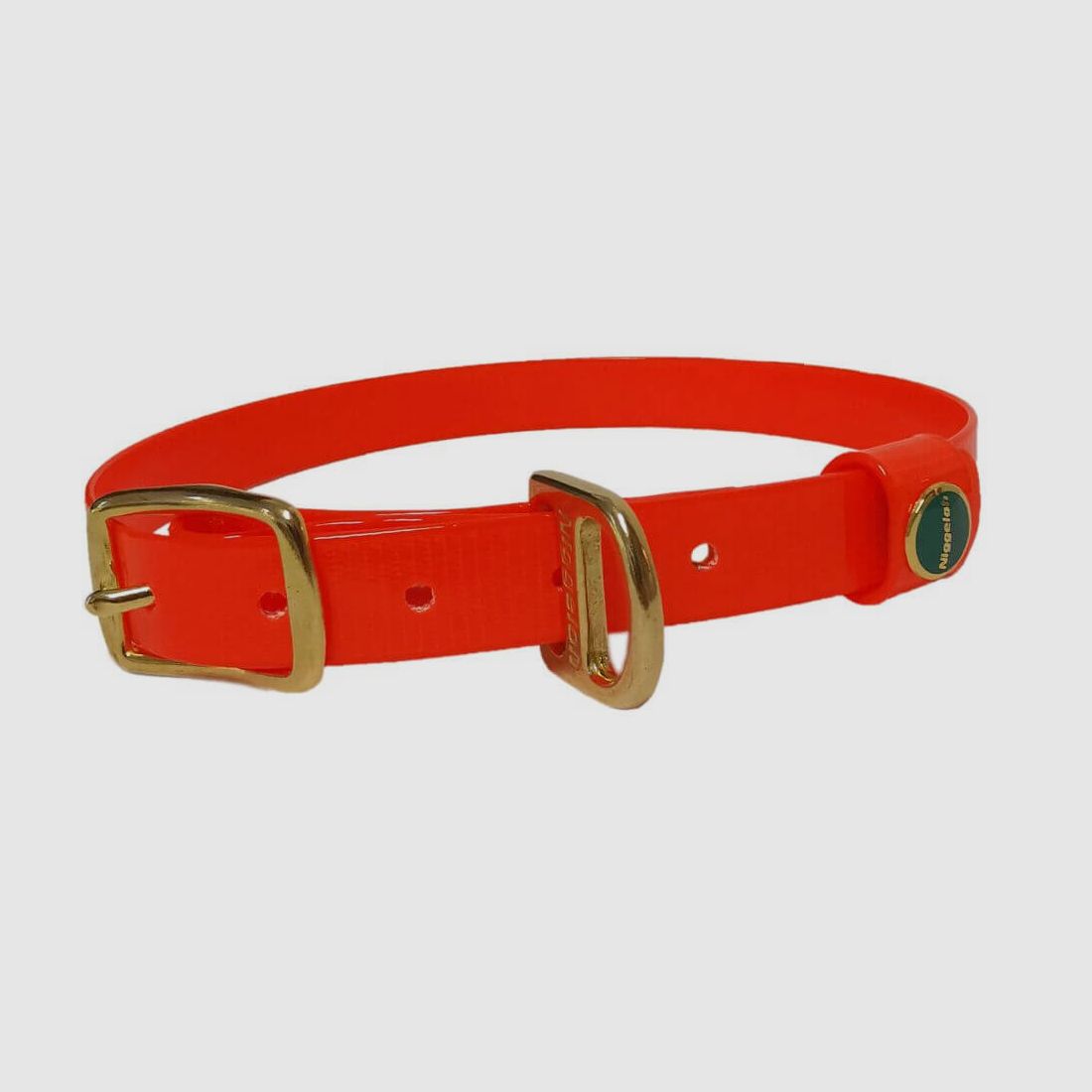 Niggeloh BioThane® Halsband Glanzend oranje