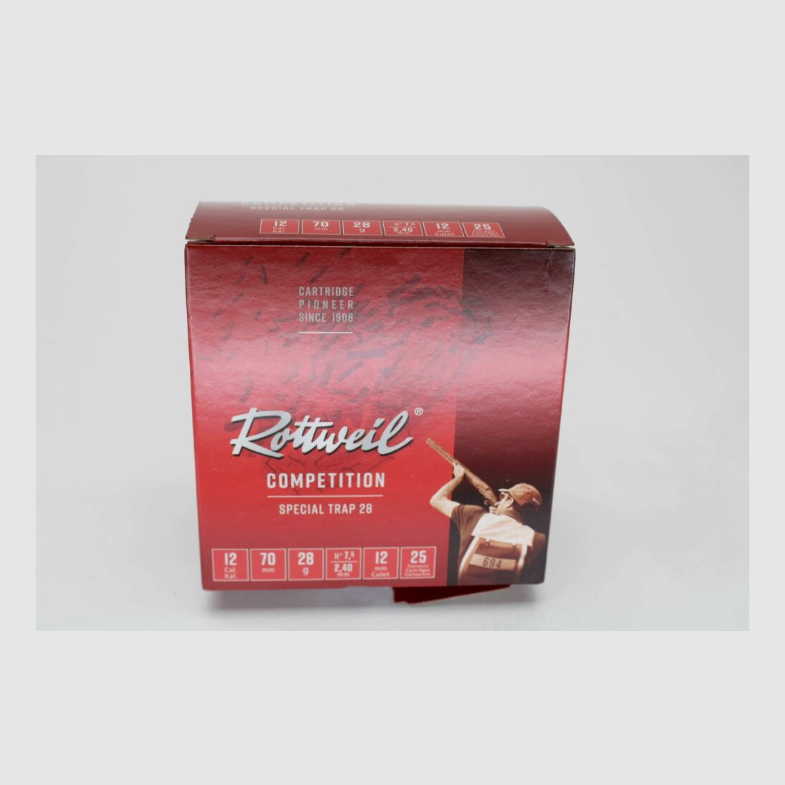 Rottweil Special Trap 28gramm No 7,5 BLEI 2,4mm SOFORT VERFÜGBAR - 12/70