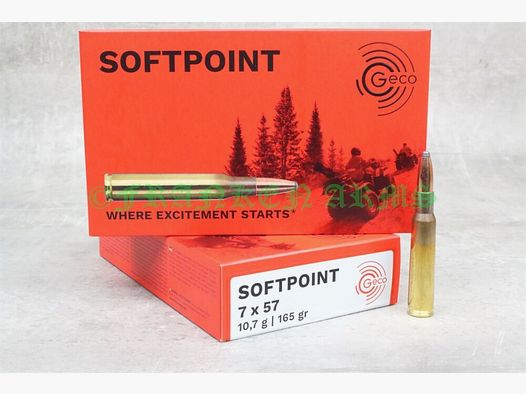 Geco Teilmantel 7x57 165gr. 10,7g 20 Stück Staffelpreis