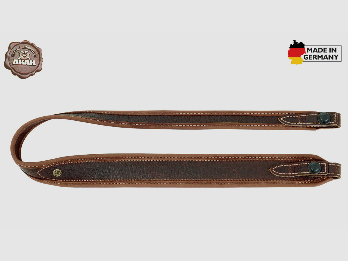 AKAH Gewehrriemen mit Yak-Leder