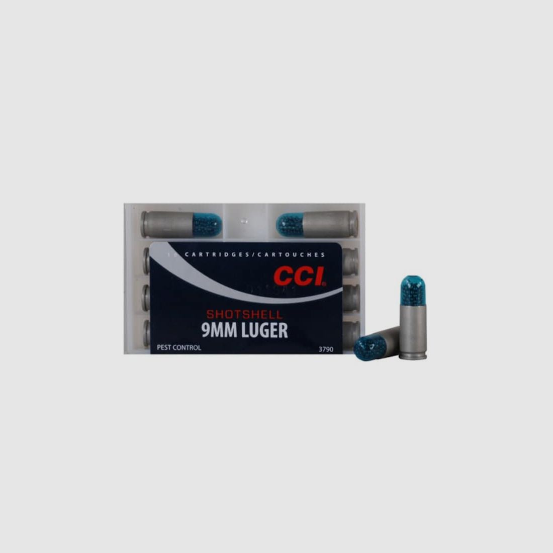 Cartuccia a pallini CCI 9mm Luger 53GR 10 cartucce