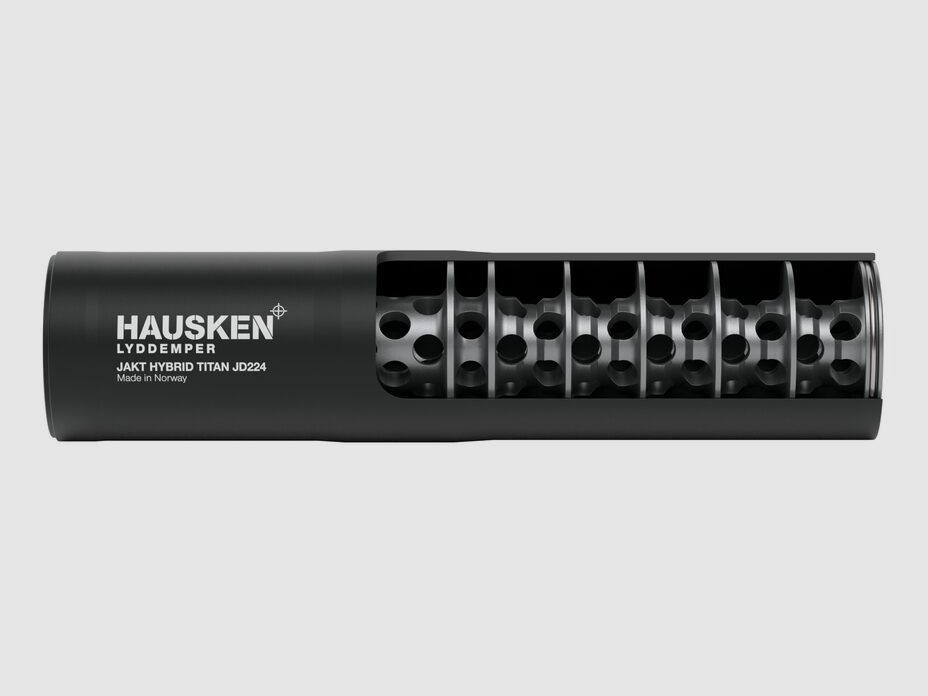 HAUSKEN Schalldämpfer Titan/Hybrid Jakt JD224Ti Kal. 7,85mm/.30/.300/.308