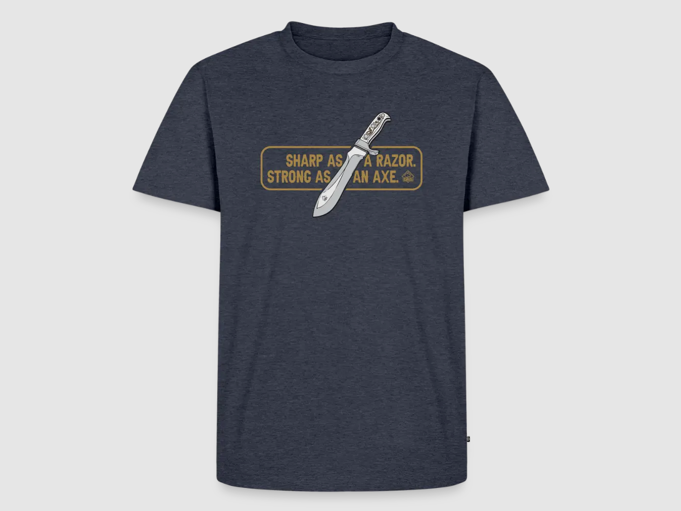 PUMA Men´s Premium T-Shirt "White Hunter Sharp & Strong"