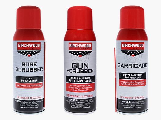 Birchwood Casey Spray Birchwood Casey 1-2-3 Juego de cuidado de pistolas, paquete de 3