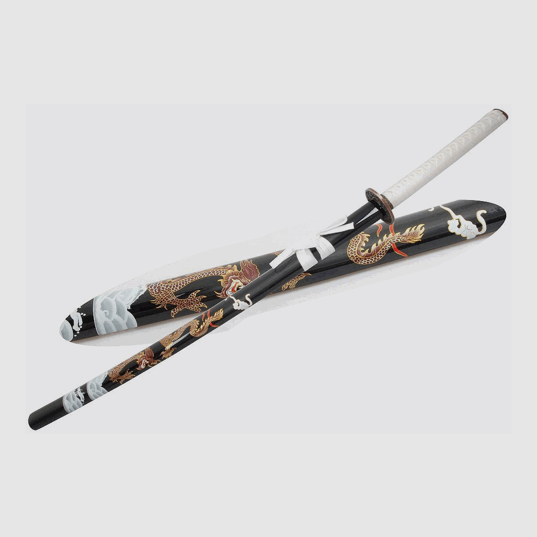 Katana Raiu and Dragon Motif